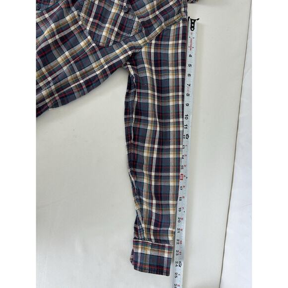 Vintage Grunge Levis Button Up Hoodie Shirt Jacket Medium Multicolor Size Medium - Picture 7 of 8